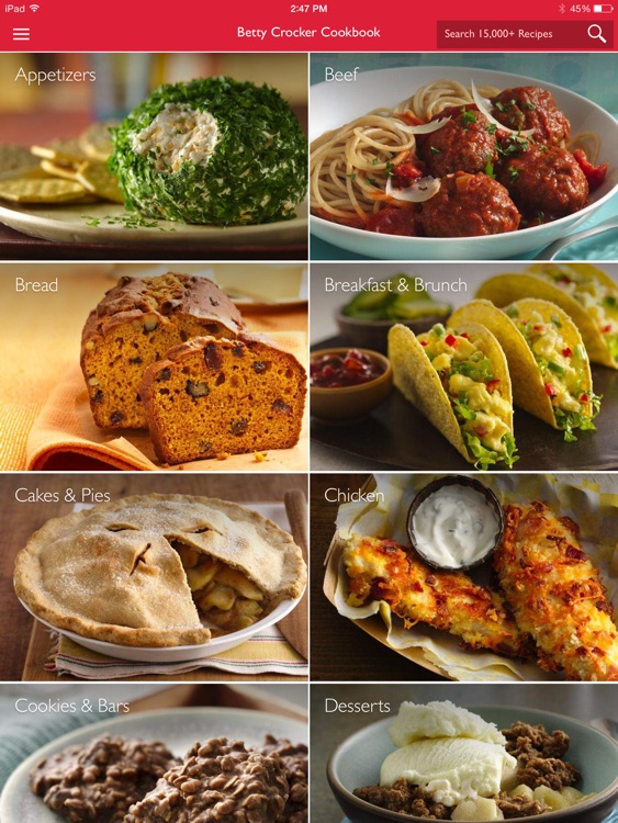 The Betty Crocker® Cookbook for iPad