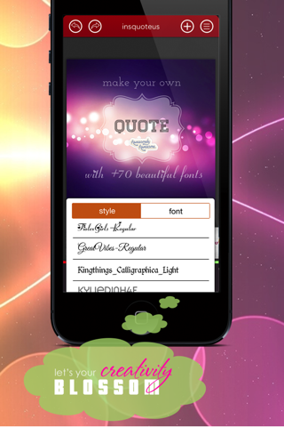 InsQuoteUs Free - awesome TEXT for Instagram screenshot 2