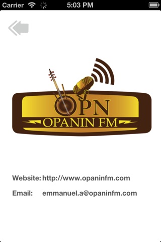 Opanin FM screenshot 2