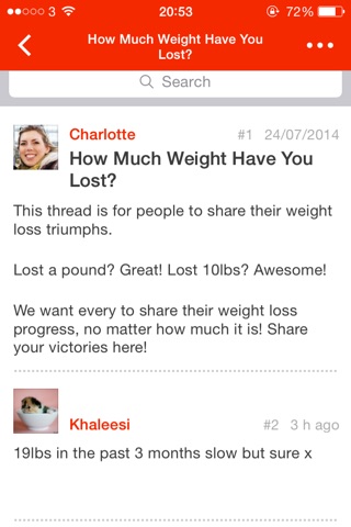 DiabetesCommunity.com Forum screenshot 2