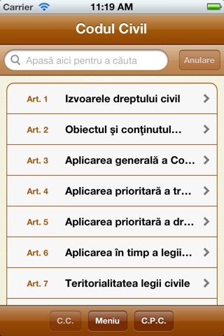 Codul Civil si Codul de Procedura Civila screenshot 2