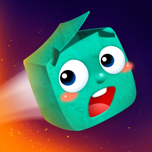 Jumping Box - Cube Bounce Doodle Geometry Jump iOS App