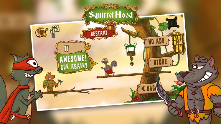 Squirrel Hood - Sherwood Forest Jump Game screenshot-4