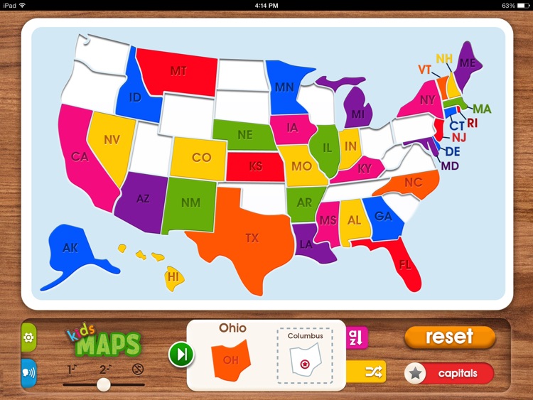 Kids Maps - U.S. Map Puzzle