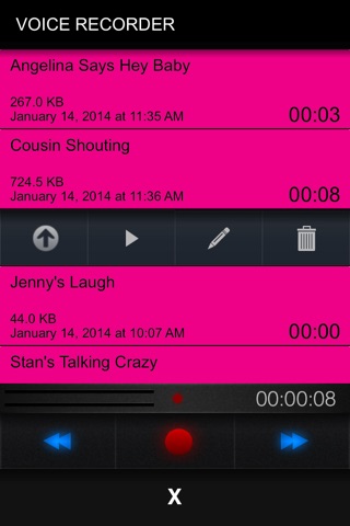 Voxy - Make ringtones with your friends voices and hear them when they call! screenshot 2