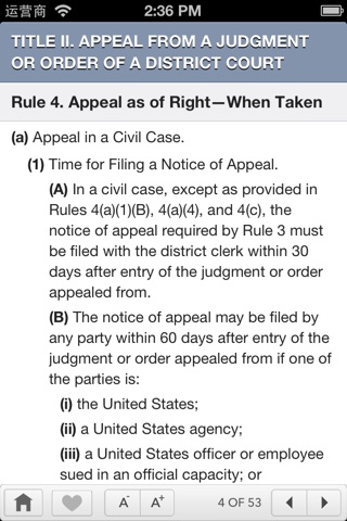 FRAP: Federal Rules Of Appellate Procedure screenshot 2