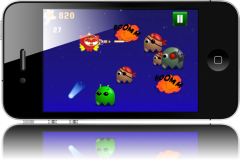 Birds Vs Angry Aliens Free Game: Mayhem On Dark Space Empire screenshot 2