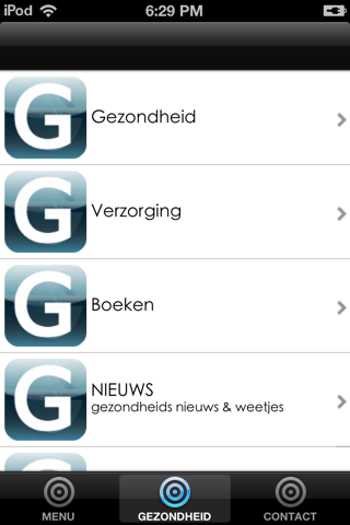 Gezondheid screenshot 2