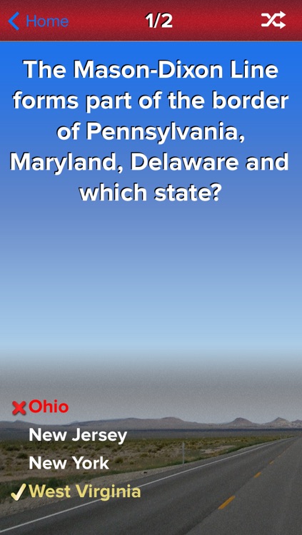 Road Trip Trivia Game!  Fun Facts About The United States of America screenshot-3