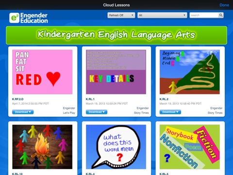English Kindergarten - Curriculum Builder and Lesson Designer for Teachers and Parents screenshot 2