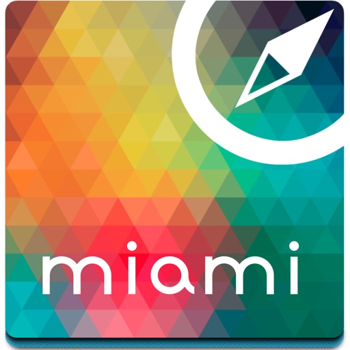 Miami & Fort Lauderdale offline map, guide & hotels icon