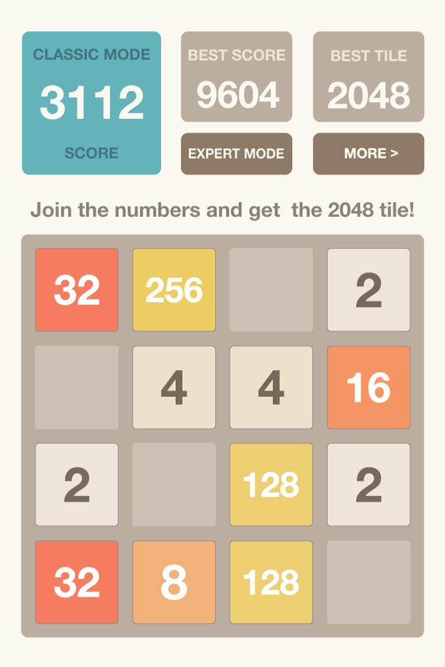 2048 Ultimate Edition screenshot 3