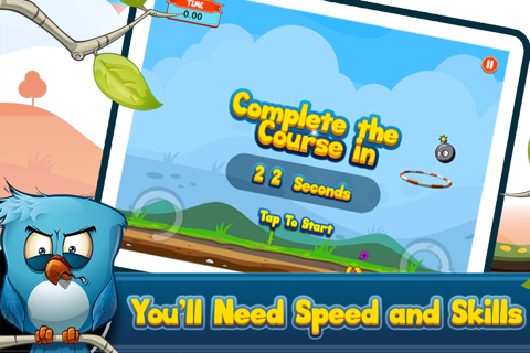 Flippin Bird - Flying Stunt Tricks School to Test your Driving by Go Free Games screenshot 4