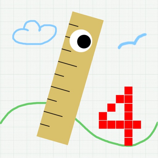 Number Jumper - cute retro jumping game icon