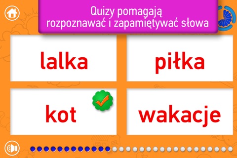 MOJE SŁOWA: nauka czytania. Językowa gra dla dzieci screenshot 4