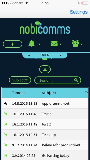 Nobicomms Notifier for iPhone