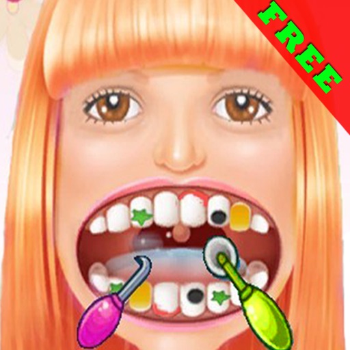 Celebrity Dentist 2 - Crazy Little Girl Kids Games Office HD Free