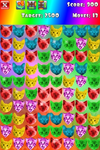 Cat Swap! Cats and Kittens Gem Puzzle screenshot 2