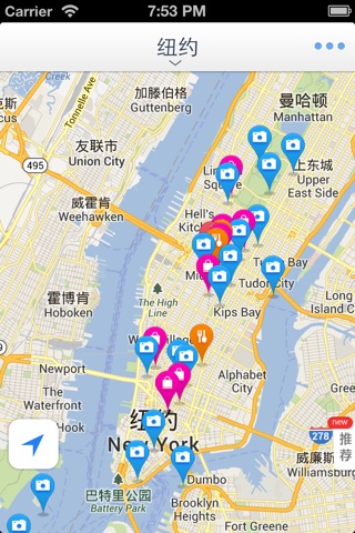 纽约离线地图(美国纽约离线地图、地铁图、旅游景点信息、GPS定位导航) screenshot 2