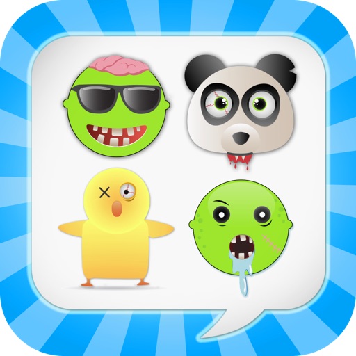 Zombiemoji Pro: Send Zombie Themed Emoticons for Text + Messages