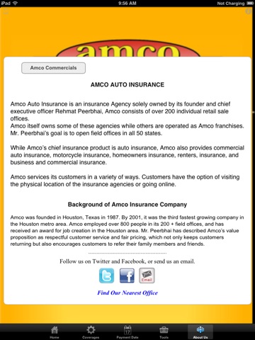 Amco Auto Insurance HD screenshot 4