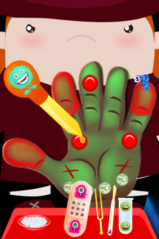 Little Monster Hand Doctor - Kids Games screenshot 2