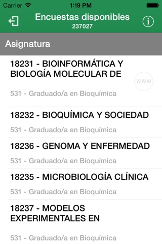 UAM Encuestas screenshot 2