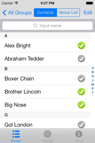 Contacts Group Manager for Your Address Book Pro HD screenshot 3