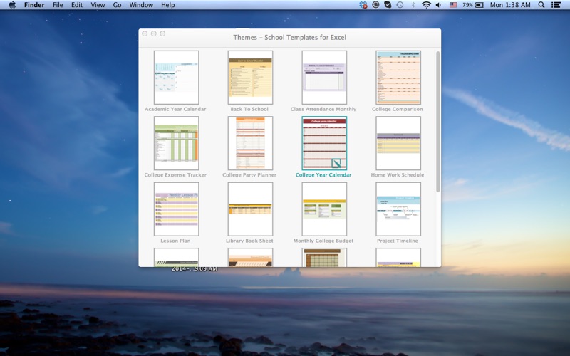 Themes - School Templates for Excel thumbnail 1