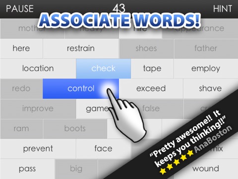 Word Wall - A challenging and fun word association brain game by MochiBits,  LLC