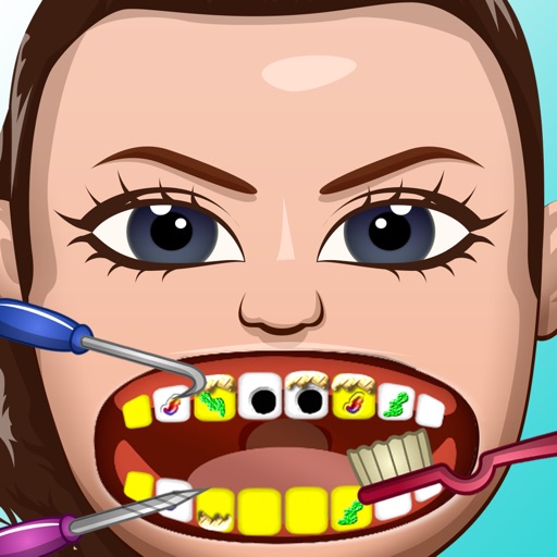 Celebrity Dentist Office Teeth Dress Up Game - Fun Free Nurse Makeover Games for Kids, Girls, Boys iOS App