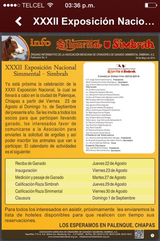 Simmental Simbrah Mexico screenshot 4