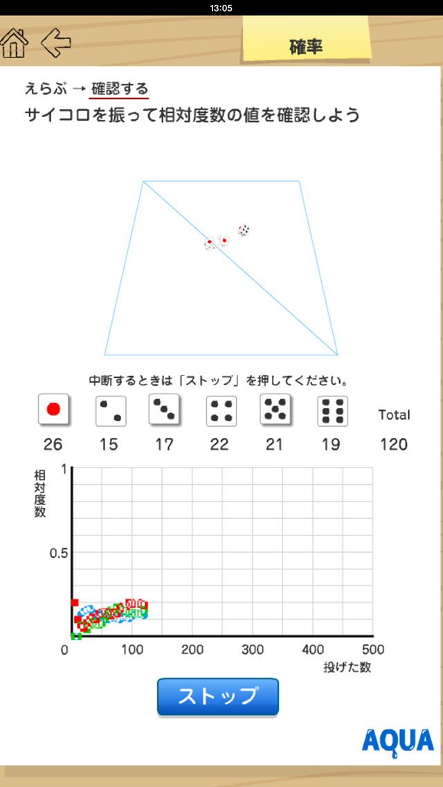 確率 さわってうごく数学「AQUAアクア」のおすすめ画像2