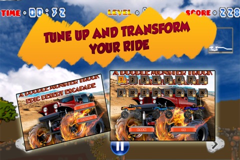 A Doodle Monster Truck Epic Desert Escapade screenshot 2