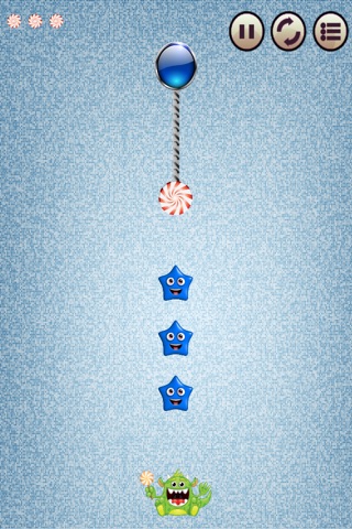 Candy Rope Puzzle - Cut the strings to feed fly by candy to the crazy monster screenshot 2