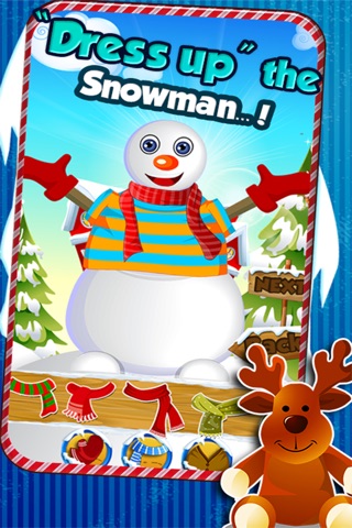 Snowman Maker – Free frozen cool white winter holidays game for girls& everyone! screenshot 3