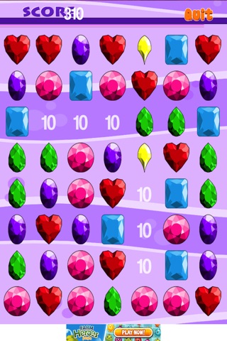 A Diamond, Gems & Jewels Match 3 Mania Game – Big Action Dazzle Puzzle Fun! screenshot 3