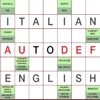 Autodef Italian to English