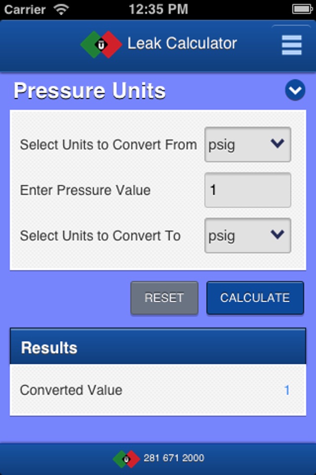 Leak Calculator screenshot 4