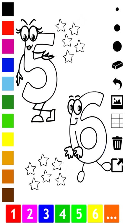 A Numbers Coloring Book for Toddlers: Learn to color and write 1-10 screenshot-4