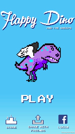 Flappy Dino And Sheeps