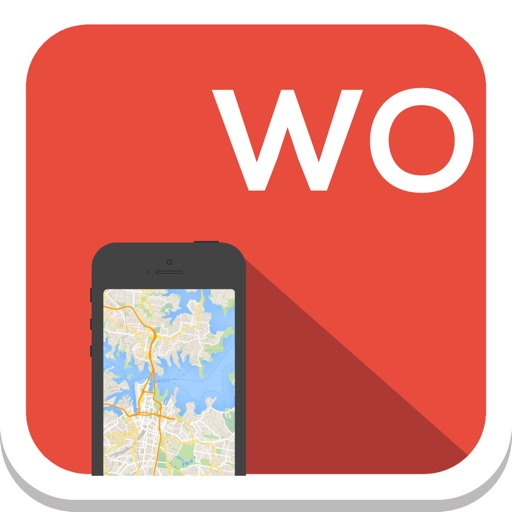 World offline map, guide, weather, hotels. Free navigation (GPS support) icon