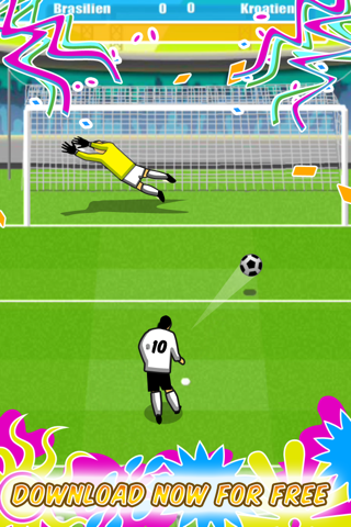 Penalty Cup Soccer 2014 - World Edition: Football Champion of Brazil screenshot 3