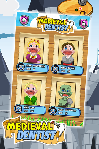 Little Medieval Dentist - Cute Makeover Kids Game screenshot 2