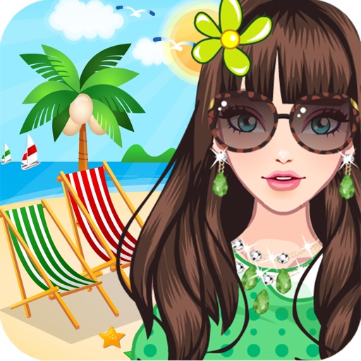 Summer Girl Dress Up Game Icon