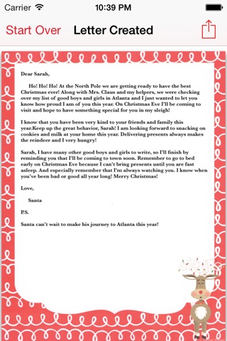 Make Your Own Letter from Santa For Your Friends or Children screenshot 4