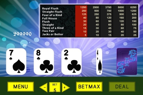Jackpot Treasure Video poker Bonanza screenshot 3
