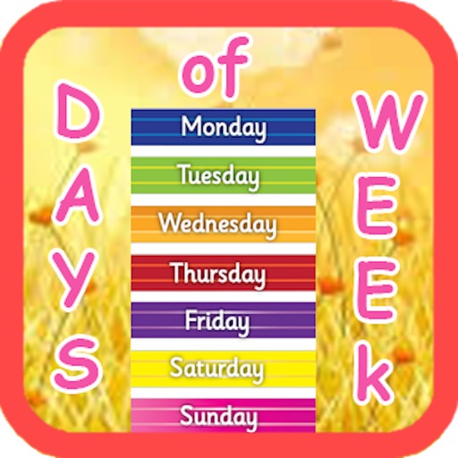 Days of Week with Sound - for preschool kids and babies using flashcards Icon