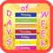 Days of Week with Sound - for preschool kids and babies using flashcards