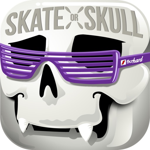 Skate or Skull Icon